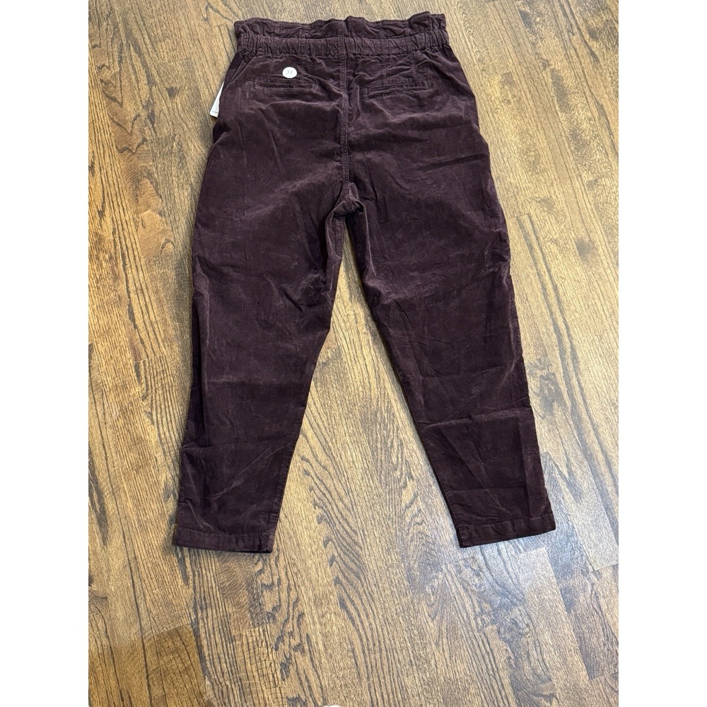 Free People Margate Corduroy Paperbag Trousers Size XS Rose Panther - Picture 4 of 15